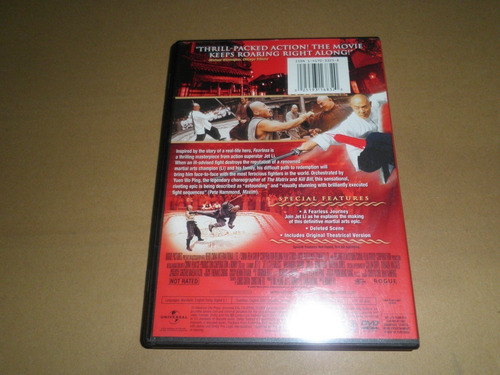 Fearless Dvd Importado (Usado)