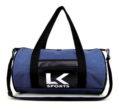 Bolsa Treino Academia Fitness Futebol Look Jeans Azul Mar