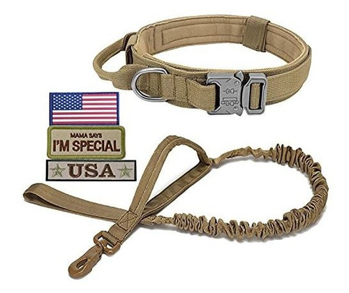 Ameowji Tactical Dog Collar , Ajustable Tactical Gt9hw
