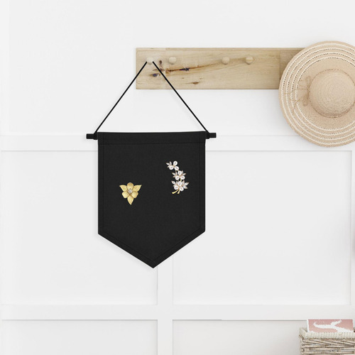 Pantalla De Pared De Colgante Broche Broche Broche Pin Negro