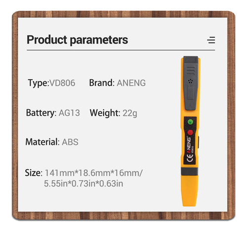 * A Lápiz Probador Eléctrico Multifuncional Circuit Tester
