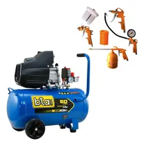 Comprar Compresor De Aire 50 Litros 2hp Bta + Kit De Compresor