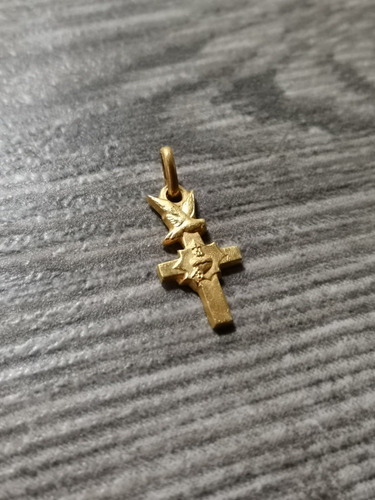 Dije Cruz Oro 18k Apostolado #583 (medallas Nava)