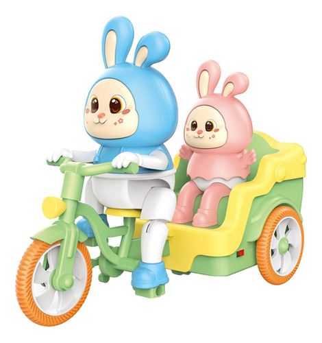 Wpd  Triciclo Eléctrico De Conejo De Dibujos Animados,
