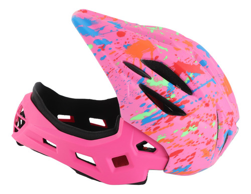 Casco De Bicicleta Infantil Rosa Ajustable 2 En 1 Para Scoot