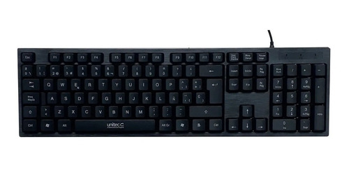 Teclado Usb Pc Ultra Suave Español Ergonómico