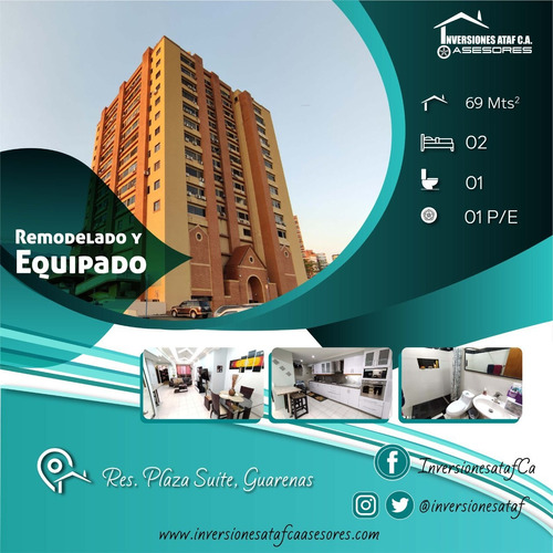 Imagen 1 de 14 de Apartamento En Venta Res Plaza Suite Av Intercomunal Guarena