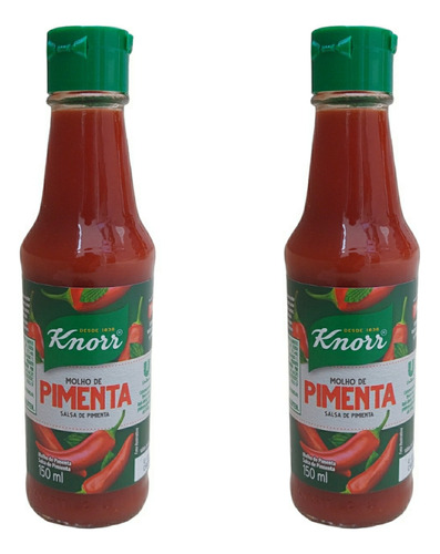 Molho De Pimenta Knorr Kit Com 2 Unidades De 150ml