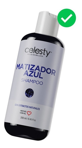 Shampoo Matizador Azul Blue Cabello Castaño Claro 250ml