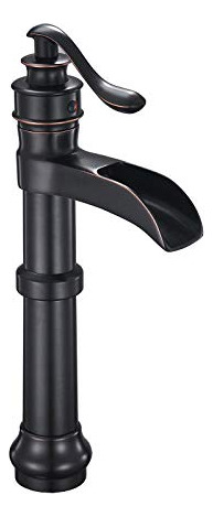 Grifo Cascada Bao Bronce Aceitado Lavabo Vaso Monomando