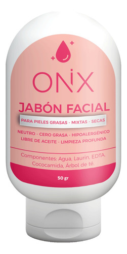 1 Jabon Facial Ph Neutro Onix - mL a $349