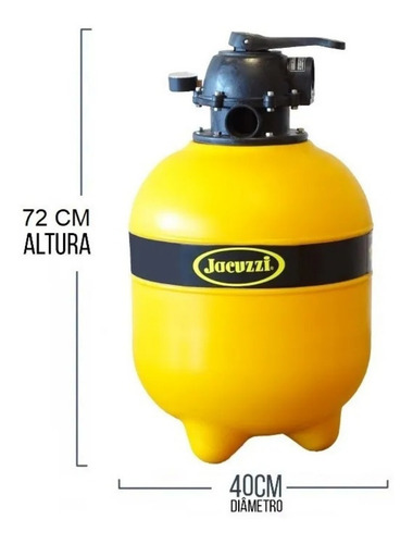 Filtro E Bomba Jacuzzi 44m³ + Acessorios Vinil Ou Fibra