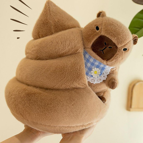 Kapibara Poop Bib Brinquedos De Pelúcia De Golfinho Aquático