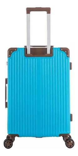 Conjunto De Mala De Viagem Santino Rígida Abs 3 Pçs - P/m/g Cor Azul