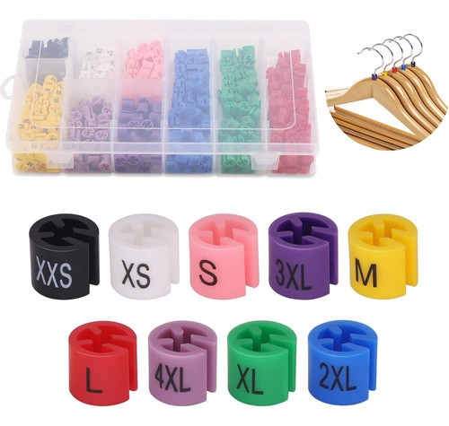 Juego De 420 Marcadores Para Colgar Ropa Con Caja Almacenami
