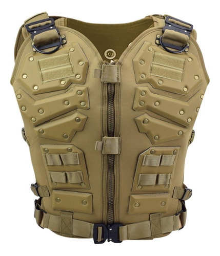 Chaleco Molle De Combate Ajustable, Chaleco De Airsoft Y Pai