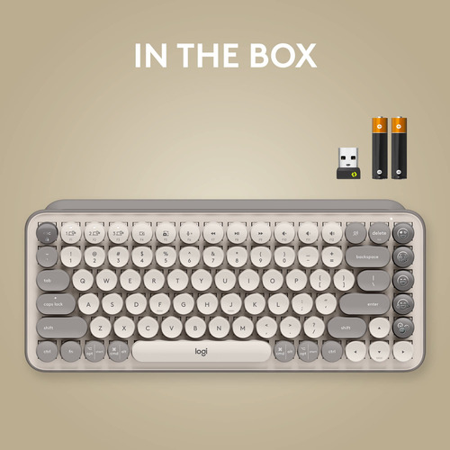 Teclado Logitech Pop Keys Mecánico Inalámbrico Emoji Persona