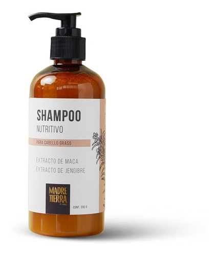 Shampoo Nutritivo Para Cabello Graso Madre Tierra