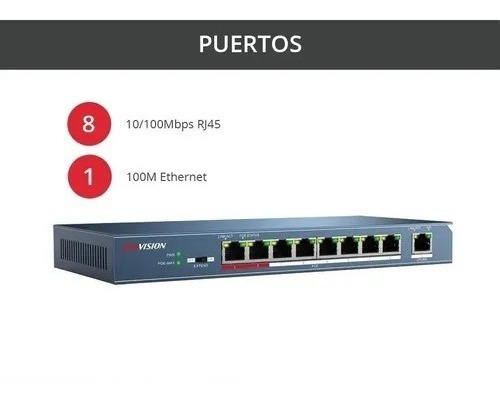 Switch Hikvision DS-3E0109P-E/M(B)