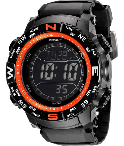 Relógio Masculino Speedo Digital Preto 81137g0evnp7