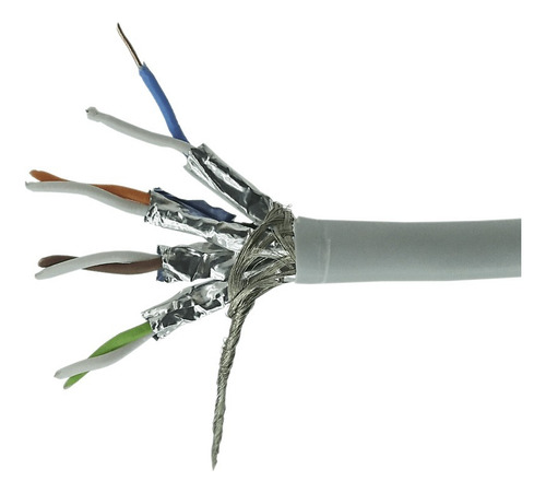 Cabo De Rede Cat7 A Blindado Sftp 250 Metros