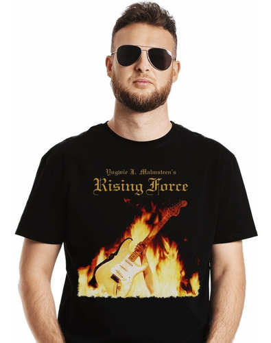 Polera Yngwie Malmsteen Rising Force Rock Impresión Directa