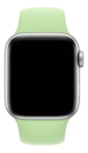 Pulseira Para Apple Watch Serie 8 + Película 3d 41mm 45mm Cor Verde-claro Largura 45 mm
