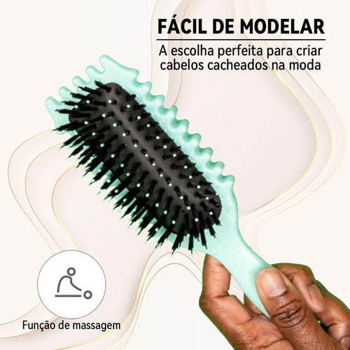 N Escova De Cachos 2pcs Escova De Estilo Bounce Curl Define