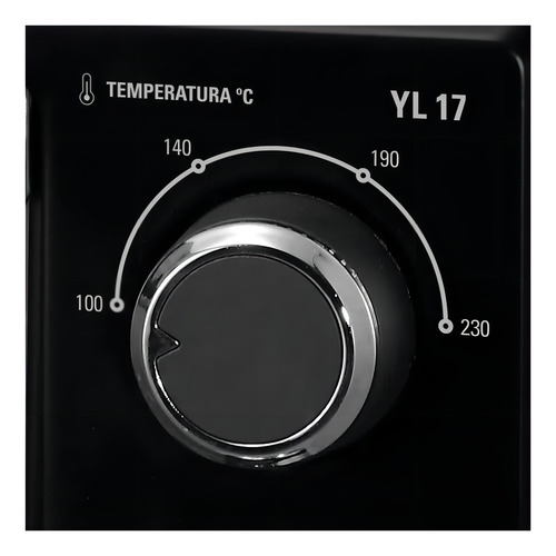 Horno Yelmo Hornito Electrico 17l Potente Con Temporizador Color Negro