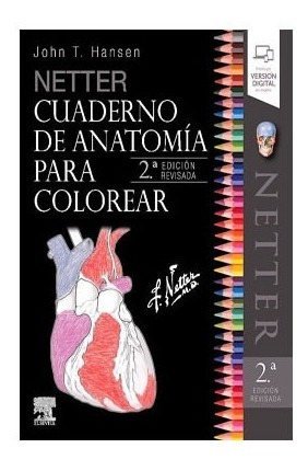 Imagen 1 de 1 de Hansen Netter Cuaderno Anatomia Colorear Nuevo Promo..!!!