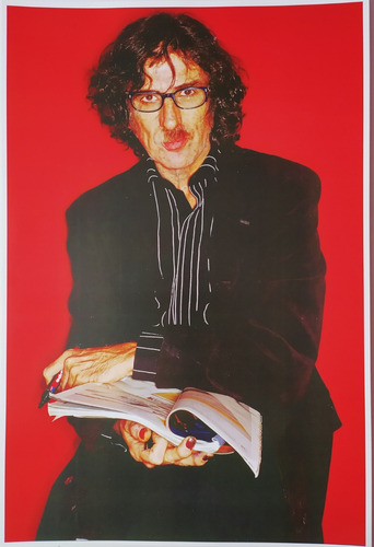 Poster Lamina Charly Garcia Fondo Rojo Laser Rock 