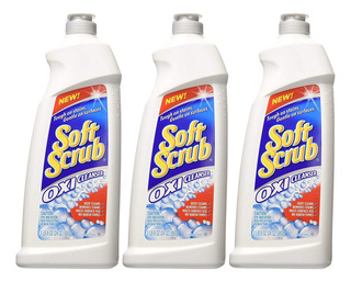 Soft Scrub Oxi Cleanser, 24 Onzas, (paquete De 3)