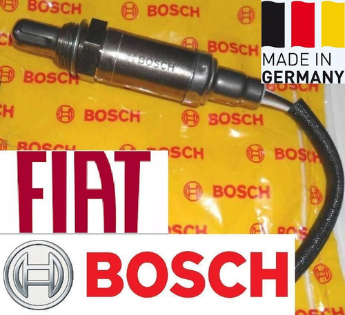 Imagen 2 de 6 de Sensor Sonda Lambda Bosch - Fiat Qubo 1.4 8v - 4 Cables Alemana - 1628