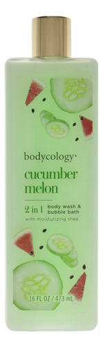 Bodycology Cucumber Melon Body Wash Mujeres 16 Oz