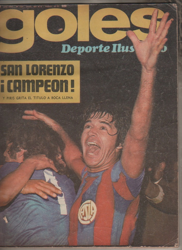 Revista * Goles * Nº 1354 Año 1974 - San Lorenzo Campeon