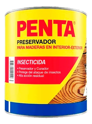 Preservador Y Curador Insecticida Para Madera X 10 Lts Penta