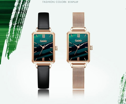 Imagen 6 de 10 de Reloj Para Damas Elegante Mujeres+hermosa De Moda Brazalete