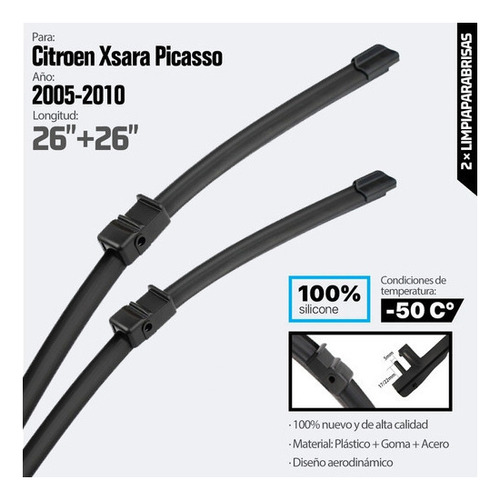 Limpiaparabrisas Para Citroen Xsara Picasso 2005-2010