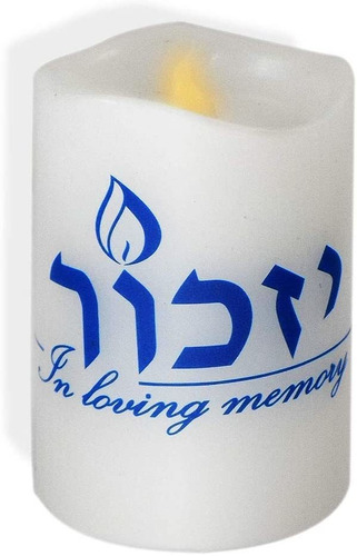 Rite Lite Led Sin  Yizkor Memorial Candle Con L