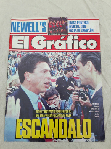 Revista El Gráfico Nº 3788 Año 1992 Newell´s 5 River 0 