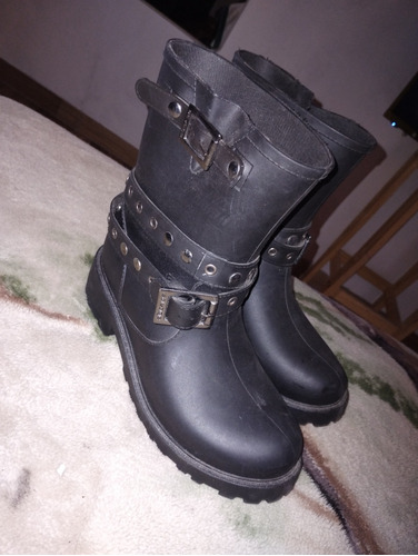 Botas De Lluvia Tipo Borsego Savage De Mujer