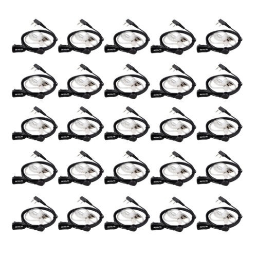 25xretevis Pin 2 Ptt Mic In-ear Auricular Para Retevis Kenwo