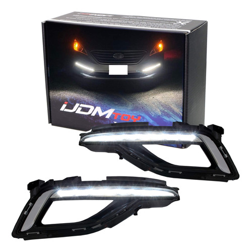 Ijdmtoy Luces Corrientes Diurnas Blancas Del Xenon Led Compa