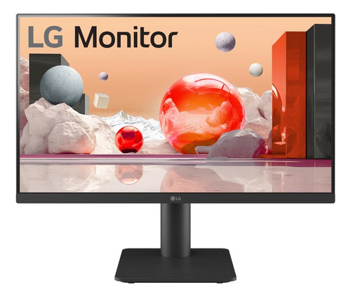 Monitor LG IPS Full HD 24ms550-b 1920 x 1080 colorido preto 110v