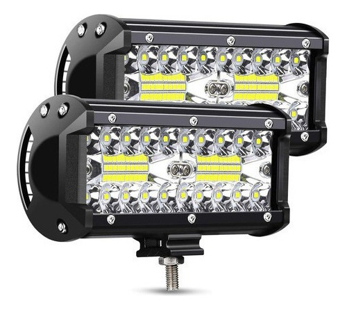 Un Par De Luces De Trabajo Llevadas Coche 7 Pulgadas 120w Tr