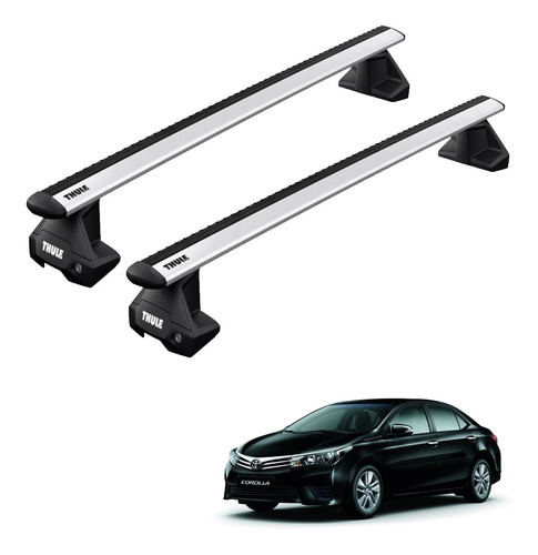 Rack Bagageiro Teto Toyota Corolla 2014 Até 2019 Evo Thule