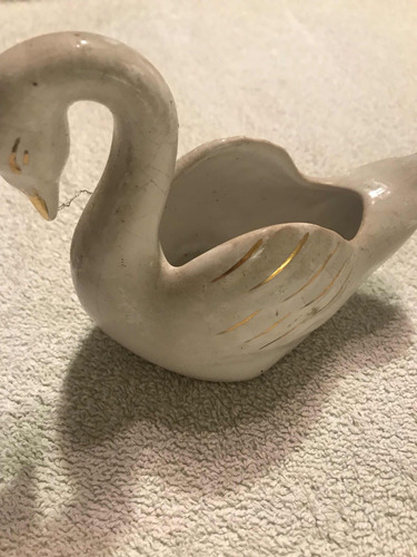 Cisne En Porcelana