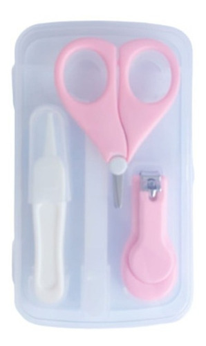 Kit de higiene de manicura Color Baby Color Pink Color Baby Color Baby Color Baby Kit rosa - x 4