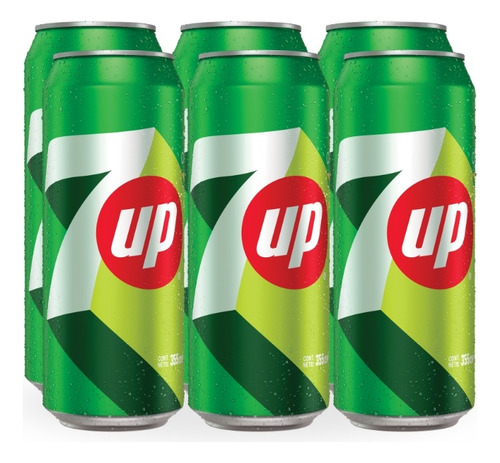 7 Up Lata 355ml Pack 6und