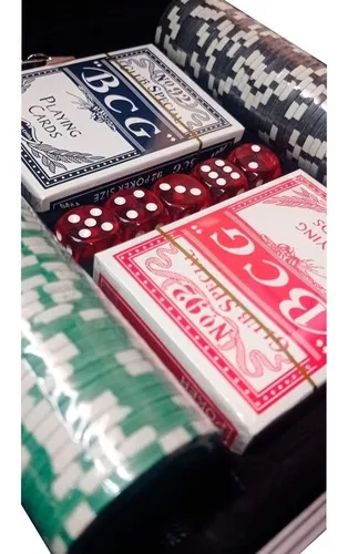 Set Juego De Póker 100 Fichas Maleta Lujo En Aluminio R:100p
